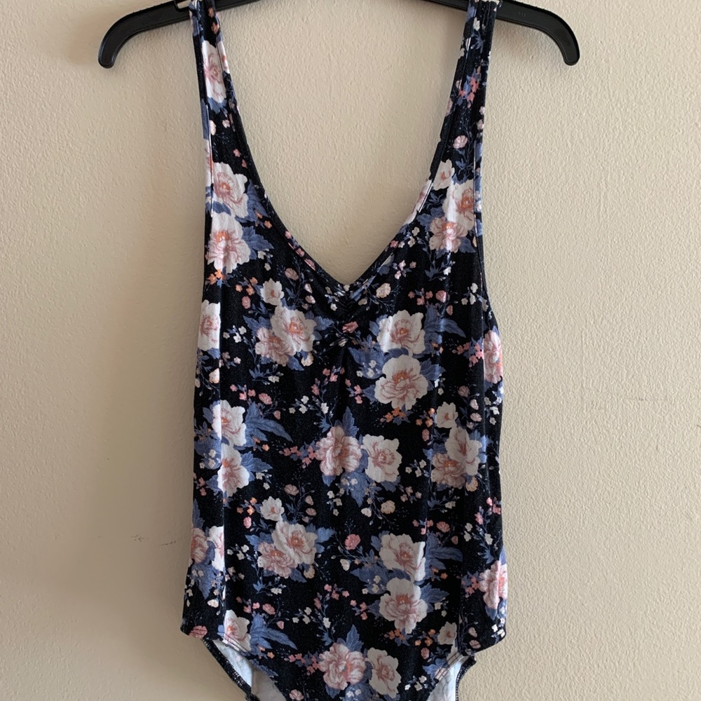 American Eagle Floral Bodysuit